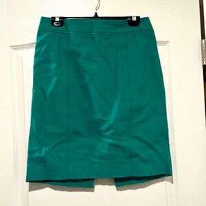 White House Black Market Teal Pencil Skirt Size 8